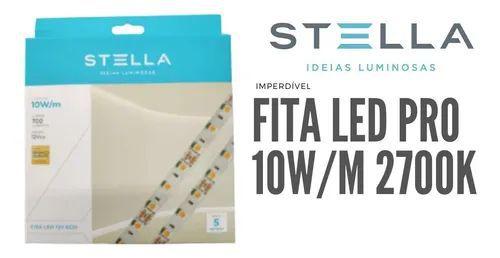 Imagem de Kit 2 Fita Led Stella 10w/m 2700k Ip20 12v Sth7814/27