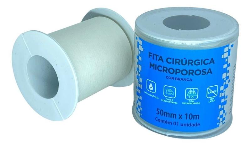 Imagem de Kit 2 Fita Microporosa Cirúrgica Hipoalérgica 50mm x 10m - Ciex