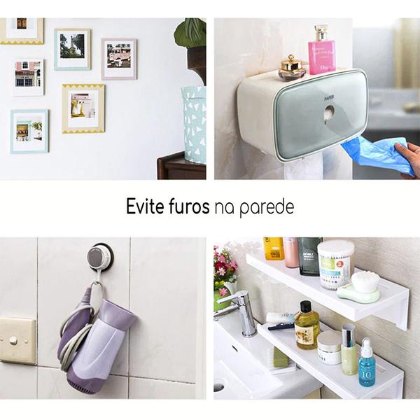 Imagem de Kit 2 Fitas Adesivas Super Forte Fina Para Paredes Casa Top