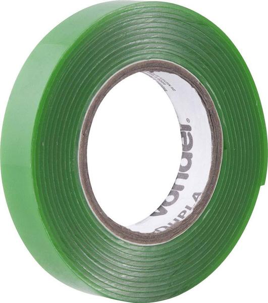 Imagem de Kit 2 fitas dupla face 19mm x 2m resistente verde.