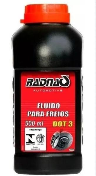 Imagem de Kit 2 fluido para freio dot3 500ml radnaq