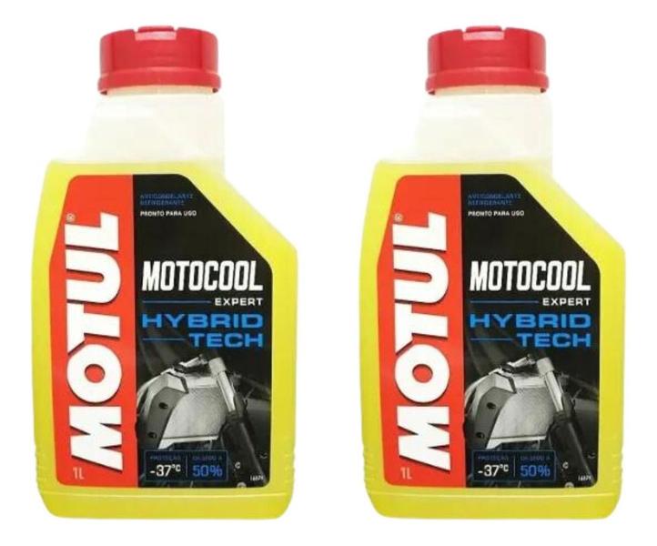 Imagem de Kit 2 Fluido Radiador Aditivo Motul Motocool Expert Moto