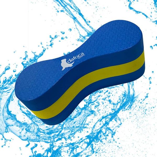 Imagem de Kit 2 Flutuadores de Perna Para Natação Piscina DF1090 Azul Dafoca Sports