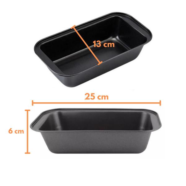 Kit 2 Forma De Pão Antiaderente Assadeira Bolo Inglês - Magni Formas Imagem de Kit 2 Forma De Pão Antiaderente Assadeira Bolo Inglês