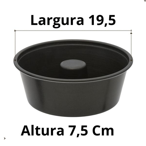Kit 2 Formas Assadeira Redonda Para Bolo Pudim Antiaderente - RL Imagem de Kit 2 Formas Assadeira Redonda Para Bolo Pudim Antiaderente - RL