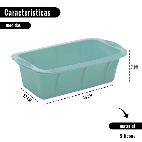 Imagem de Kit 2 Formas de Silicone Assadeira Multiuso Para Bolo Pães Tortas Sobremesas Flexível Higiênica Utensílio Culinário