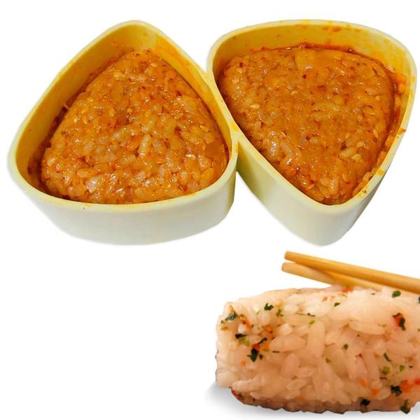 Imagem de Kit 2 Formas Dupla Oniguiri Sushi Bolinho de Arroz  Nihon Shikko 