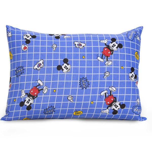 Imagem de Kit 2 Fronhas Mickey E Minnie Infantil Meninas e Meninos 48cm x 68cm Portallar