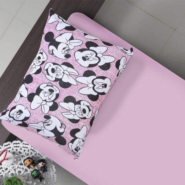 Imagem de Kit 2 Fronhas Mickey E Minnie Infantil Meninas e Meninos 48cm x 68cm Portallar