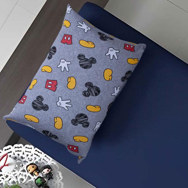 Imagem de Kit 2 Fronhas Mickey Mouse Infantil Meninos 48cm x 68cm Portallar