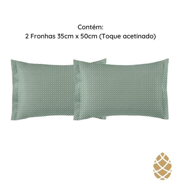 Imagem de Kit 2 Fronhas Toque Acetinado 35x50 Altenburg Anti-Pilling