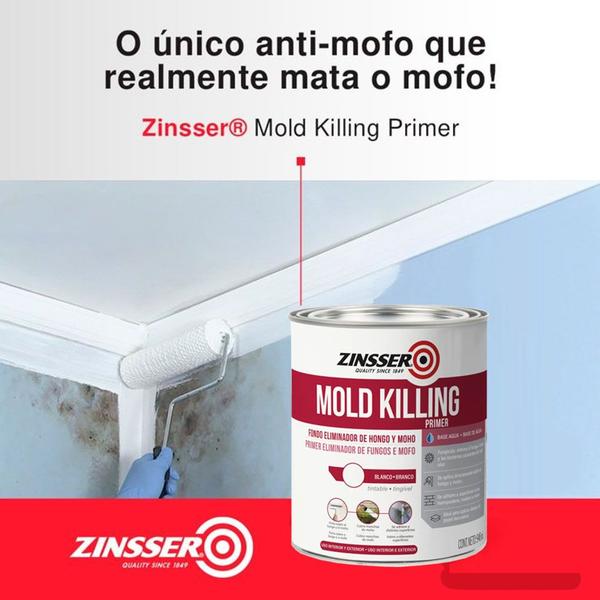 Imagem de Kit 2 Fundo Eliminador Mofo Fungo Mold Killing Primer 900ml