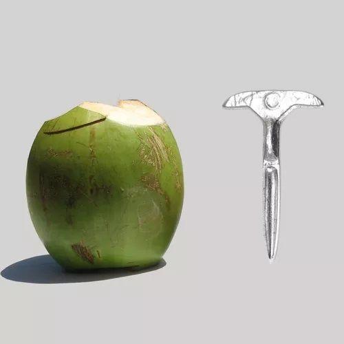 Kit 2 Furador De Coco Verde Abridor De Coco De Alumínio - Misbela Imagem de Kit 2 Furador De Coco Verde Abridor De Coco De Alumínio