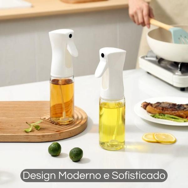 Imagem de kit 2 Galheteiros Pulverizador de Óleo Azeite Culinário Spray de Vinagre Gourmet 200ml 