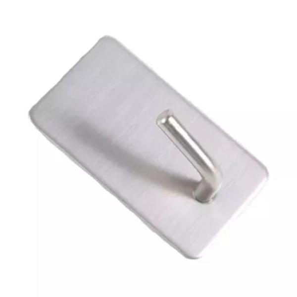 Kit 2 Ganchos Cabide Aço Inox Resistente Casa, Cozinha, Banheiro - RGM Imagem de Kit 2 Ganchos Cabide Aço Inox Resistente Casa, Cozinha, Banheiro
