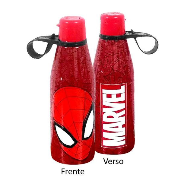 Imagem de Kit 2 Garrafa Abre Fácil do Batman e Homem Aranha 530ml