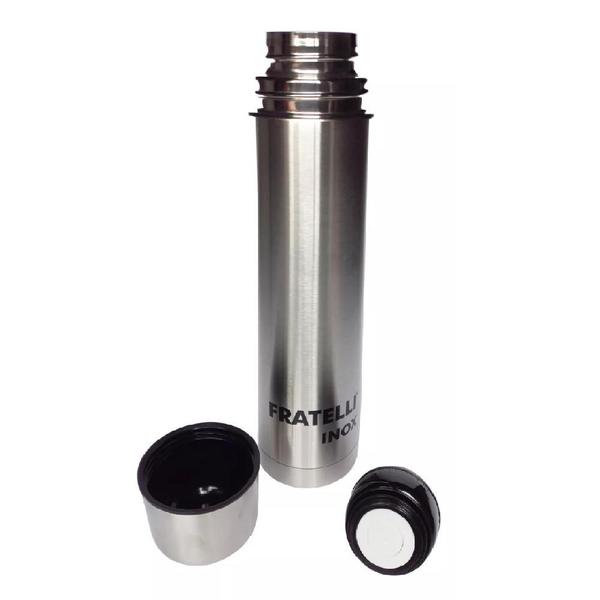 Imagem de Kit 2 Garrafa Térmica 950ml Aço Inox Chia Café Bebida Quente