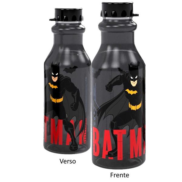 Imagem de Kit 2 Garrafas Infantil Hidratação com Tampa do Batman 500ml