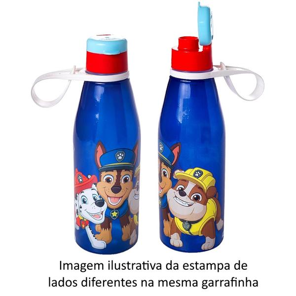 Kit 2 Garrafinhas Patrulha Canina Abra Fácil 530ml Original - Plasútil Imagem de Kit 2 Garrafinhas Patrulha Canina Abra Fácil 530ml Original