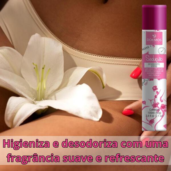 Imagem de Kit 2 Gel Clareador para Virilha e Axilas + 1 Desodorante Íntimo Imagine (rosa)