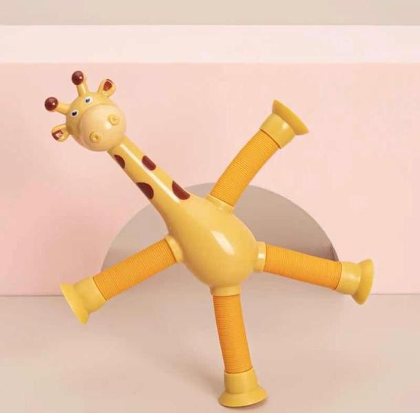 Kit 2 Girafinha Pop It Com Led Anti Stress Infantil Fidget - ATACAREJO STORE Imagem de Kit 2 Girafinha Pop It Com Led Anti Stress Infantil Fidget