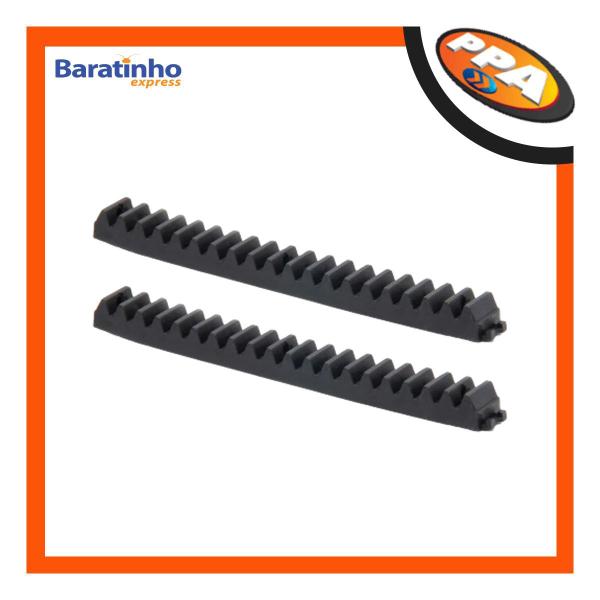 Kit 2 Gomo Cremalheira Preto Módulo 4 Residencial 50cm Ppa Imagem de Kit 2 Gomo Cremalheira Preto Módulo 4 Residencial 50cm Ppa