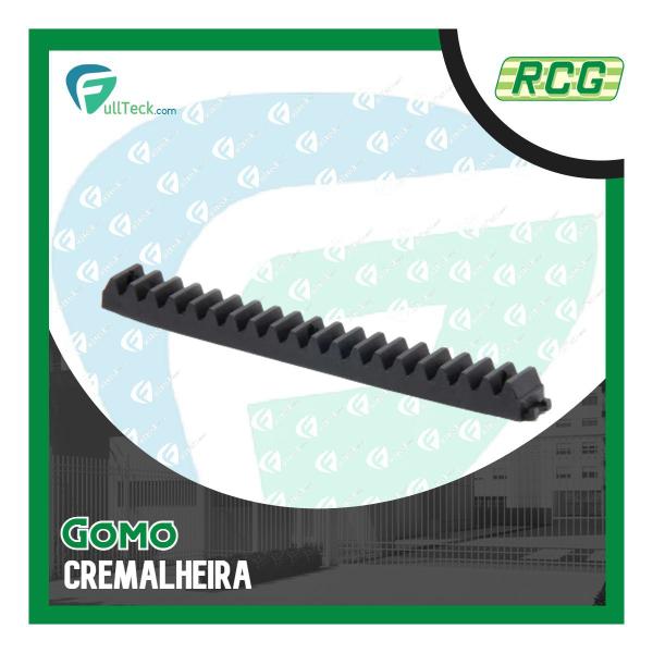 Imagem de Kit 2 Gomo Cremalheira Preto Módulo 4 Residencial 50cm Rcg