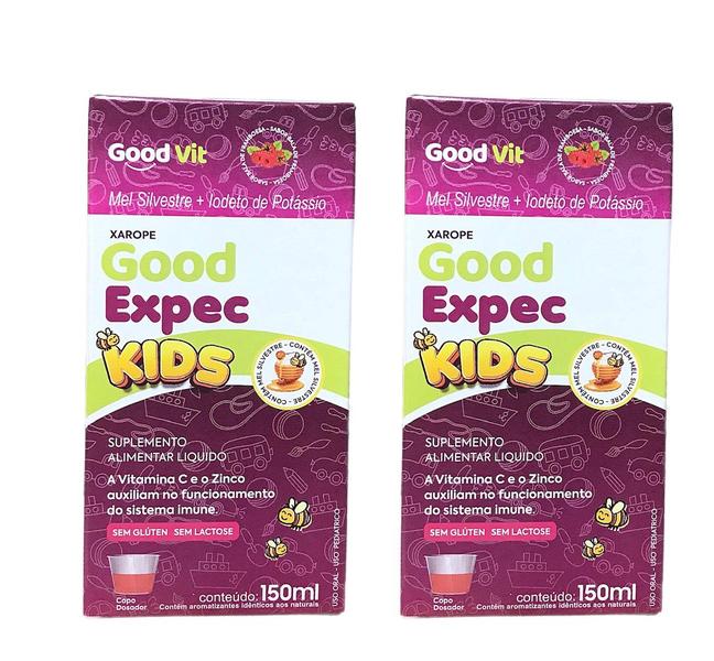 Imagem de Kit 2 Good Expec Kids Mel Silvestre Vit C E Zinco 150ml.