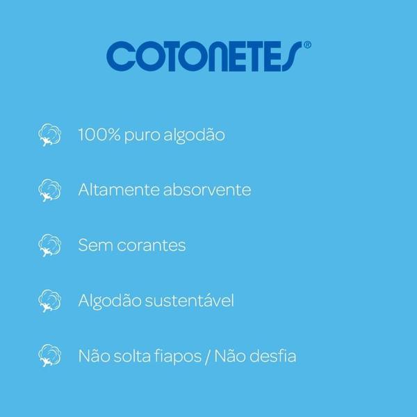 Imagem de Kit 2 Hastes Flexíveis Cotonetes Pote 150 Unidades