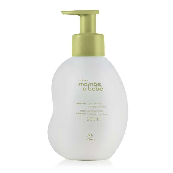 Imagem de Kit 2 Hidratantes 200ml +1 Lenço Umedecido 50 Folhas  Mamãe e Bebê - Natura