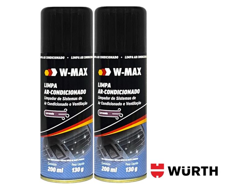 Imagem de Kit 2 Higienizador De Ar Condicionado Wurth Spray Granada W-MAX