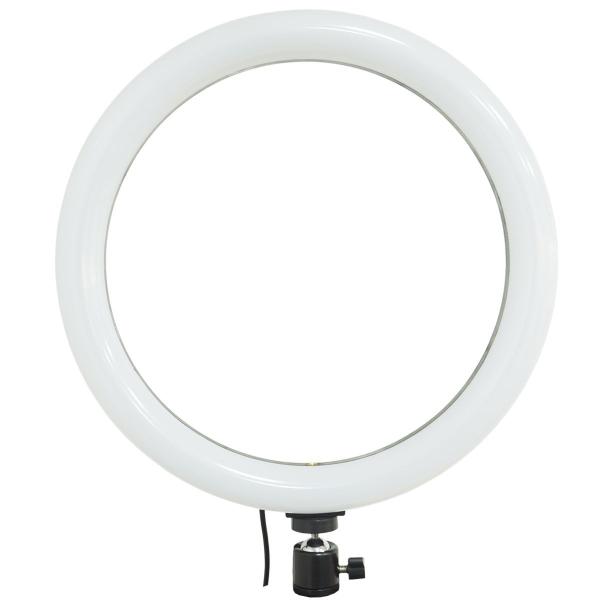 Imagem de Kit 2 Iluminador Led Ring Light Profissional Circular 30cm Maquiagem Foto Filmagem Exbom ILUM-R12W16