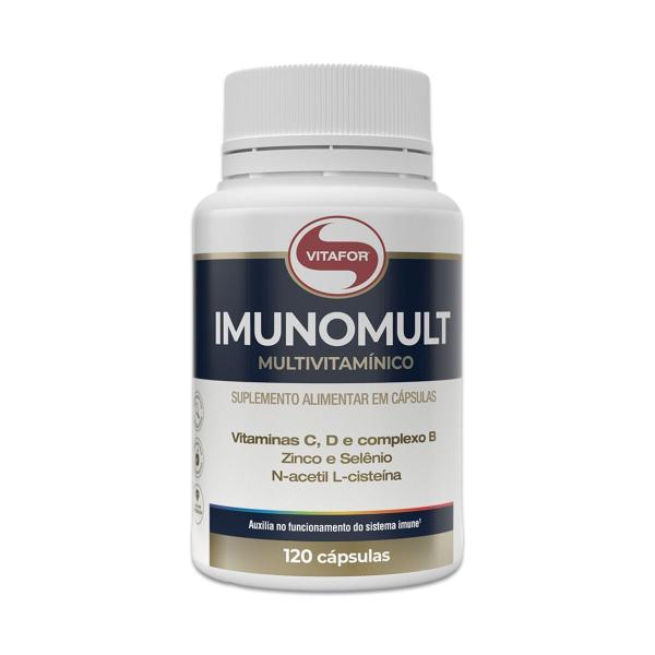 Imagem de Kit 2 Imunomult Multivitamínico Vitafor 120 Cápsulas