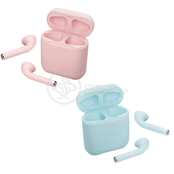 Kit 2 Inpods i12 TWS Fone de ouvido Estéreo Bluetooth Ele e Ela Azul e Rosa Presente para Namorados - Smart Bracelet Imagem de Kit 2 Inpods i12 TWS Fone de ouvido Estéreo Bluetooth Ele e Ela Azul e Rosa Presente para Namorados
