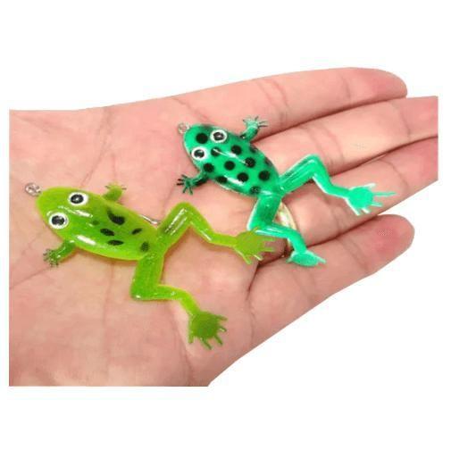 Imagem de Kit 2 Isca Artificial Soft Sapo Frog Maruri Traira Perereca