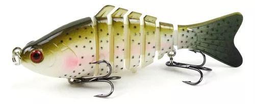 Kit 2 Isca Pesca Artificial Superficíe Meia Água Articulada 10Cm Traíra Lambari Tucunaré Dourado - Cmik Imagem de Kit 2 Isca Pesca Artificial Superficíe Meia Água Articulada 10Cm Traíra Lambari Tucunaré Dourado