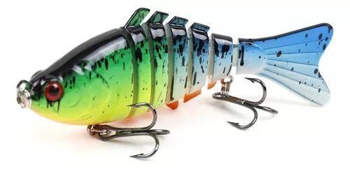 Kit 2 Isca Pesca Artificial Superficíe Meia Água Articulada 10Cm Traíra Lambari Tucunaré Dourado - Cmik Imagem de Kit 2 Isca Pesca Artificial Superficíe Meia Água Articulada 10Cm Traíra Lambari Tucunaré Dourado