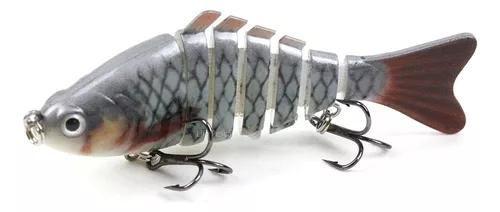 Kit 2 Isca Pesca Artificial Superficíe Meia Água Articulada 10Cm Traíra Lambari Tucunaré Dourado - Cmik Imagem de Kit 2 Isca Pesca Artificial Superficíe Meia Água Articulada 10Cm Traíra Lambari Tucunaré Dourado