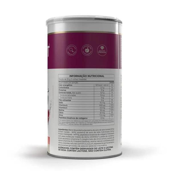 Imagem de Kit 2 Isofort Beauty Whey Protein Cranberry Vitafor 450G