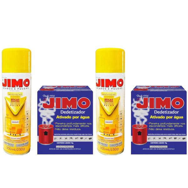 Imagem de Kit 2 Jimo Anti acaro e 2 Jimo Ativado por água