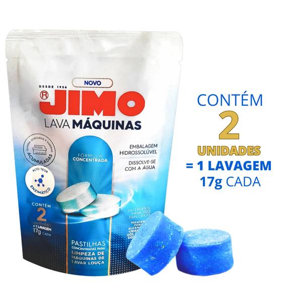 Imagem de KIT 2 JIMO LAVA MÁQUINAS - NOVA FÓRMULA 17g CONCENTRADO