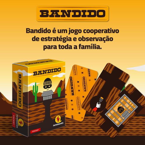 Imagem de Kit 2 Jogos: Bandido + Bandida (Fuga dos Amantes Papergames)