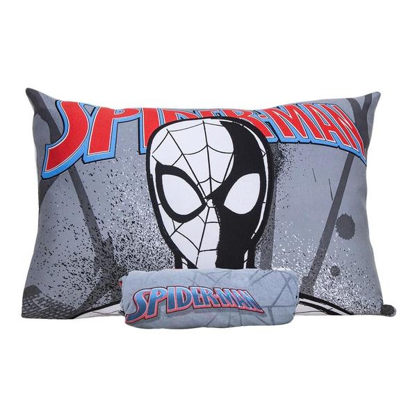 Imagem de Kit 2 Jogos de Cama Marvel Menino Homem Aranha Vingadores Infantil Algodão Solteiro