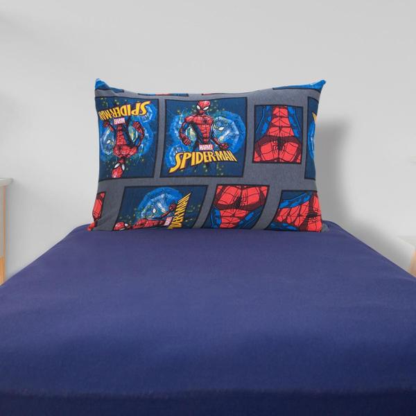 Imagem de Kit 2 Jogos De Cama Marvel Menino Homem Aranha Vingadores