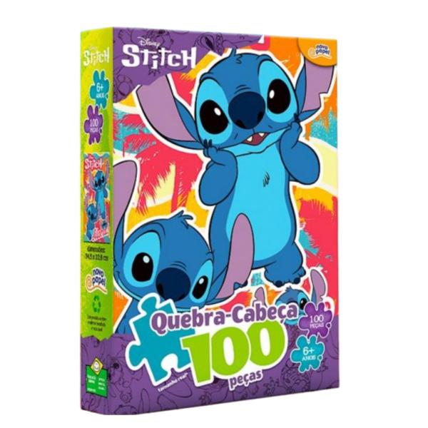 Imagem de Kit 2 Jogos Quebra Cabeça 100 Peças e Jogo da Memoria Stitch