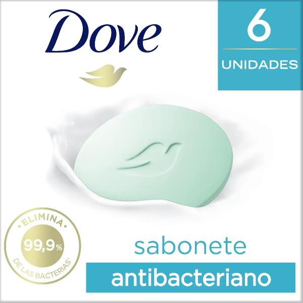 Imagem de Kit 2 Kit Sabonete Dove Antibacteriano 6Uni - Unilever