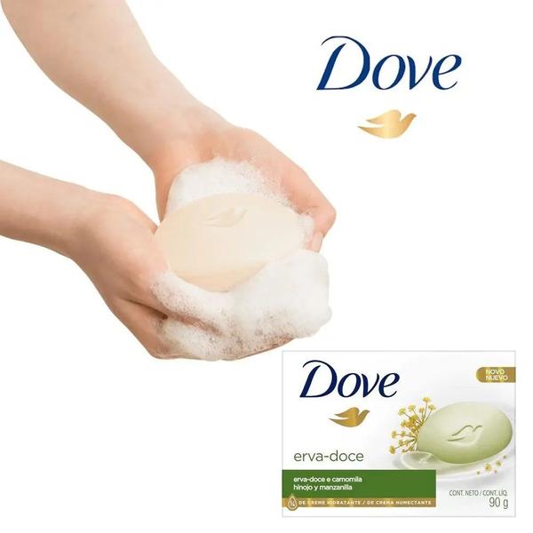 Imagem de Kit 2 Kit Sabonete Dove Erva Doce 6Uni - Unilever