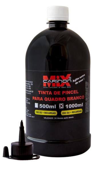 Imagem de Kit 2 L de tinta para pincel de quadro branco azul e preto