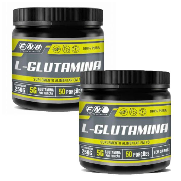 Imagem de Kit 2 L-Glutamina 100% Pura 250g Flora Nativa