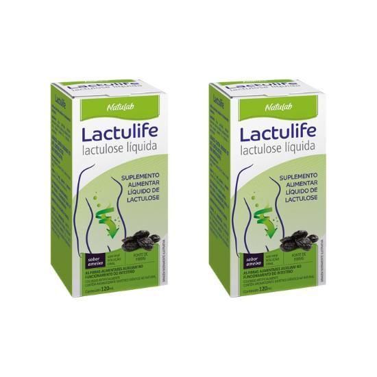 Imagem de Kit 2 Lactulife Solução Oral Sabor Ameixa 120ml - Natulab